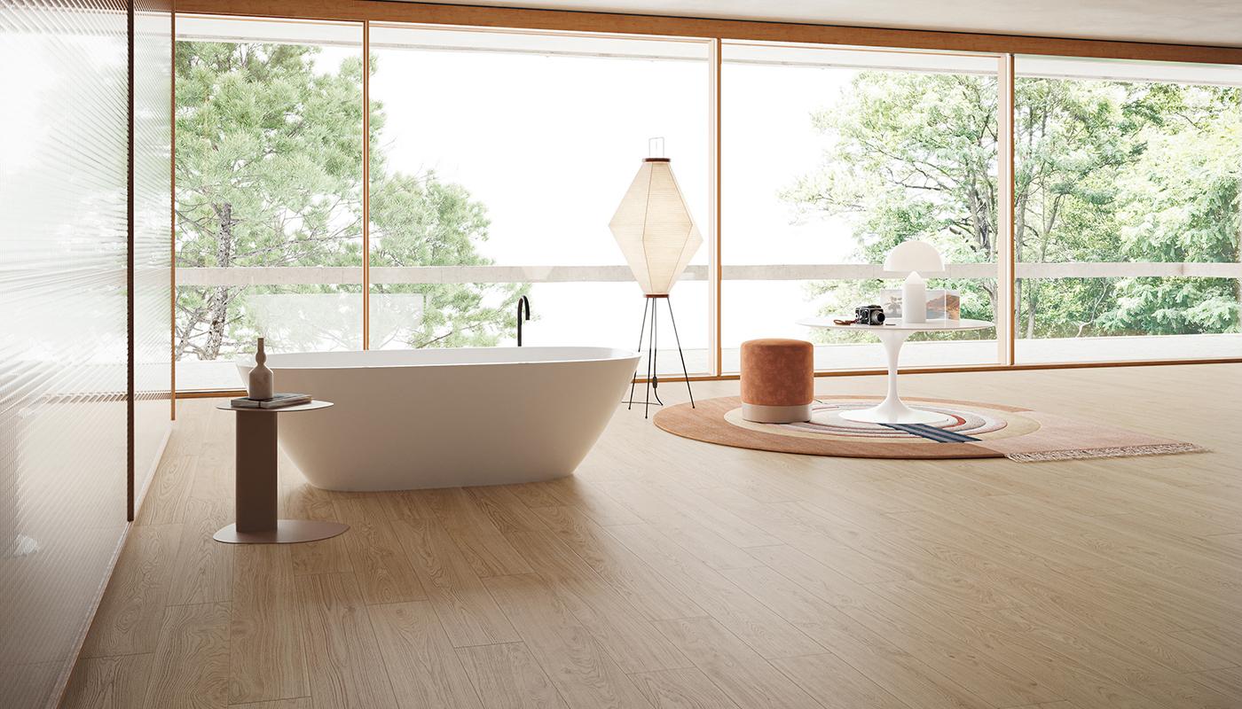 Gres Porcelánico Emil Mimesis Madera Baño Ecru Imagen Galería | Emilceramica Gres Porcelánico Emil Mimesis Madera Baño Ecru Imagen Galería | Emilceramica