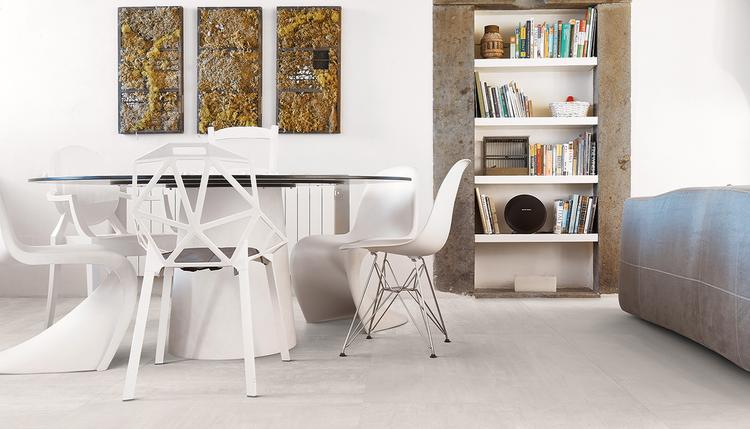 Gesso | Emilceramica Gres Porcelánico Provenza Gesso Piedra Sala De Estar Natural White Imagen Galería | Emilceramica
