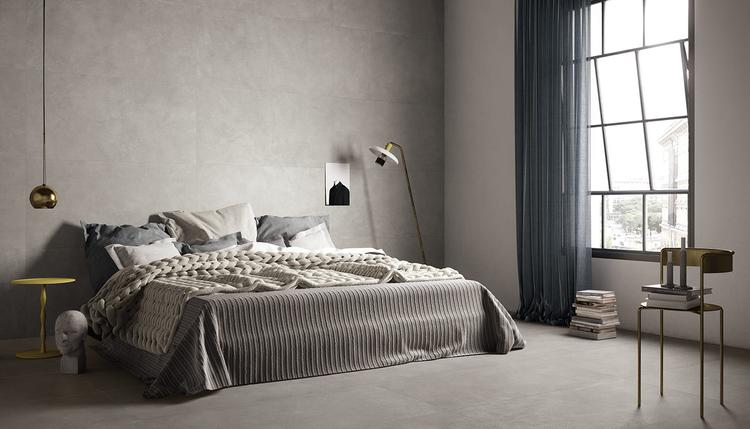 Karman | Emilceramica Gres Porcelánico Provenza Karman Cemento Dormitorio Cenere Cemento Imagen Galería | Emilceramica