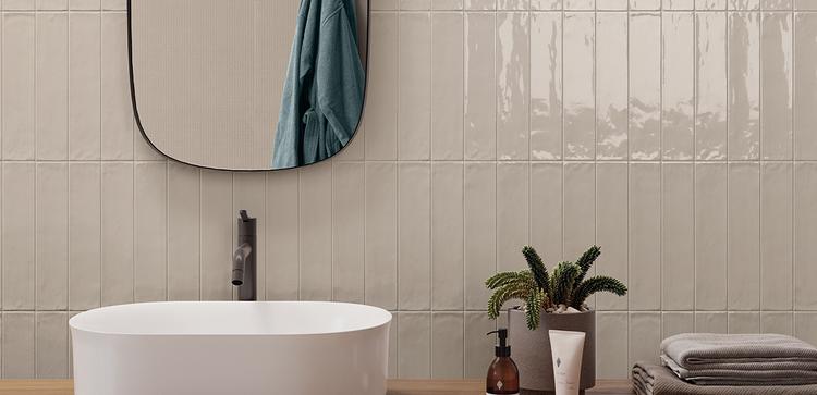 Totalook | Emilceramica Gres Porcelánico Emil Totalook Ladrillo Baño Sabbia Majolica Lux Imagen Galería | Emilceramica
